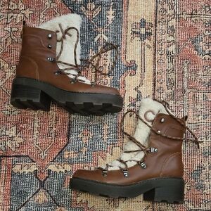 Brown Leather Women's Boots